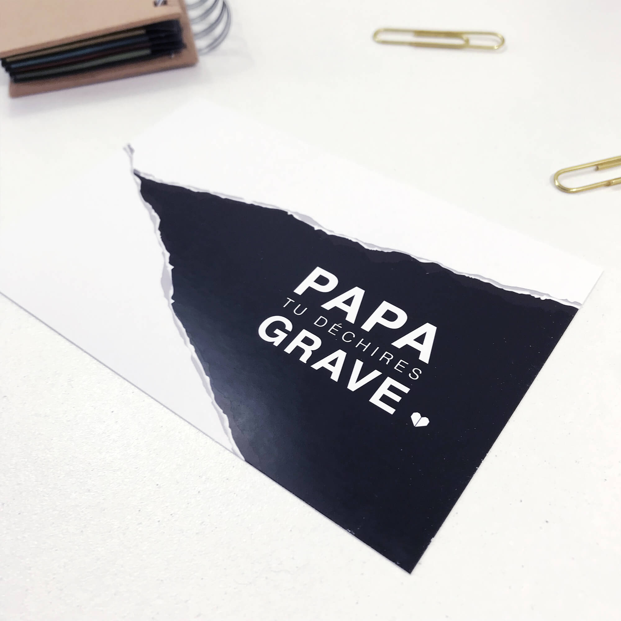 Carte Papa Idee Box Cadeau