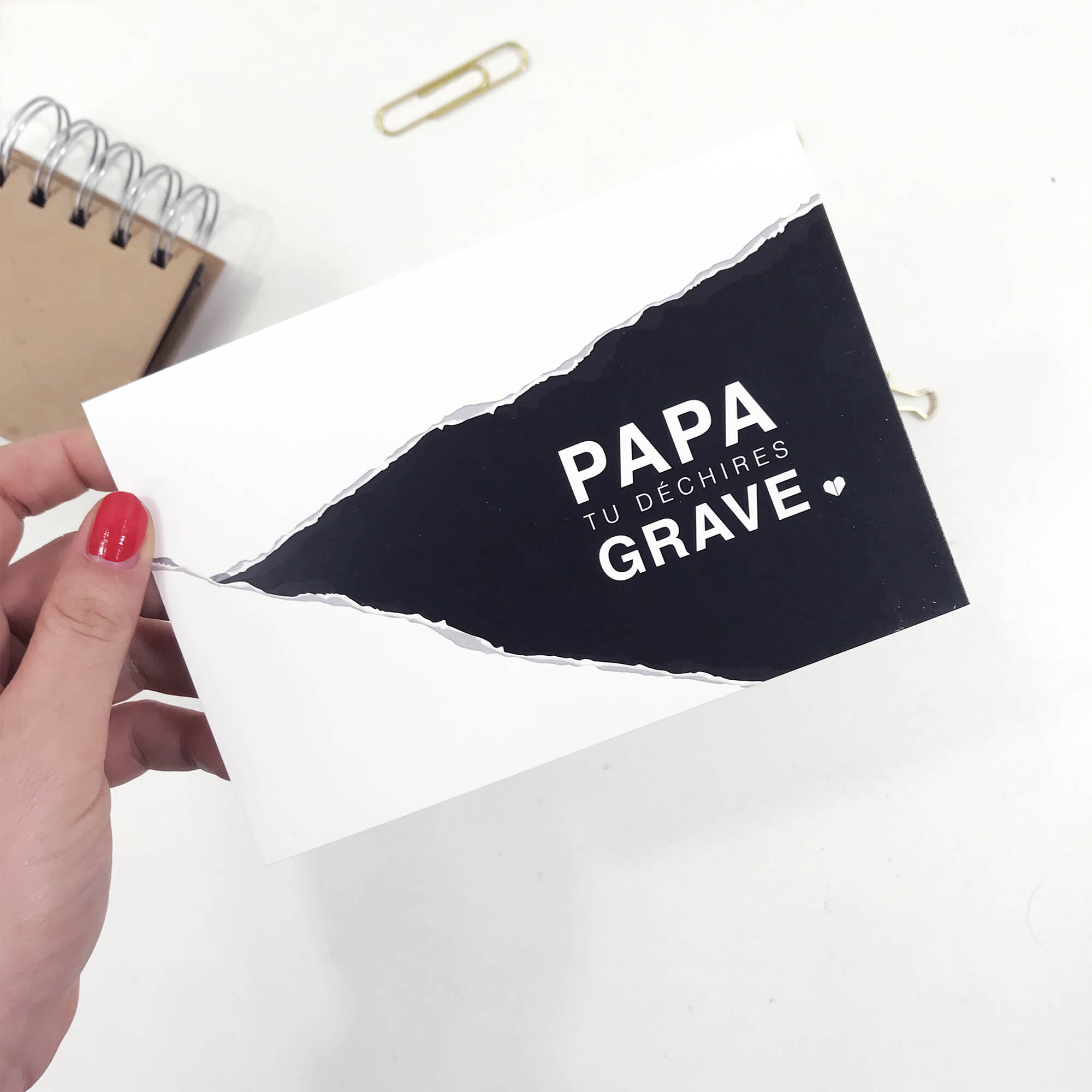 Carte Papa Idee Box Cadeau